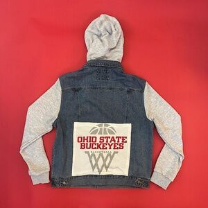 Women's Custom Ohio State Basketball Jean Jacket